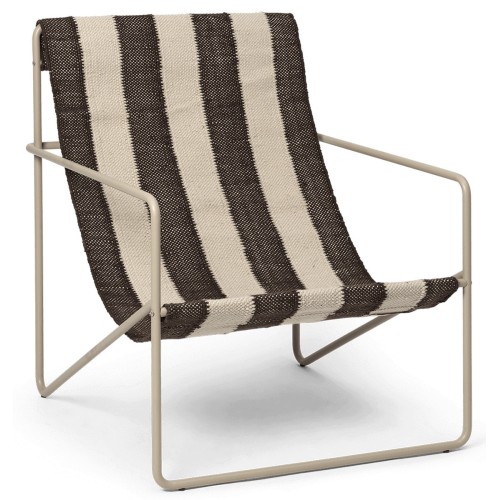 Fauteuil adulte Desert – blanc-cassé/chocolat – cachemire - Ferm Living