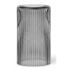 couvercle - verre Ripple gris fumé - Ferm Living