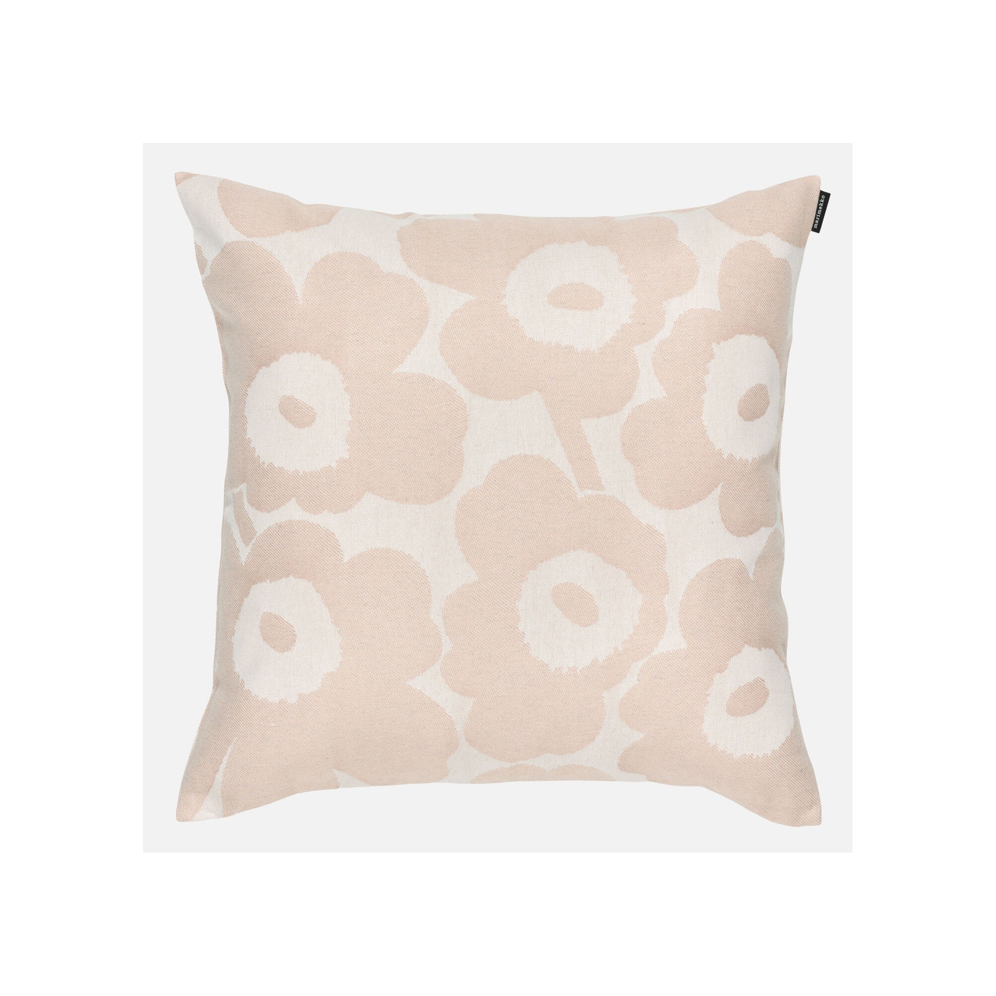 Housse de coussin 47x47cm - coton lin - jacquard - Pieni Unikko 122 - Marimekko