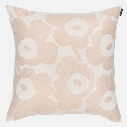 Housse de coussin 47x47cm - coton lin - jacquard - Pieni Unikko 122 - Marimekko