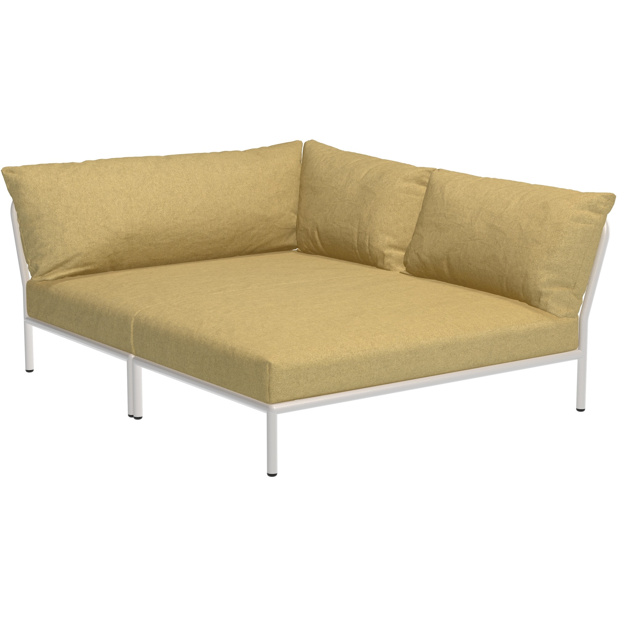 SOLD OUT – Level 2 couch – Cozy Corner Right – Level 2 couch + Muted white base - Houe