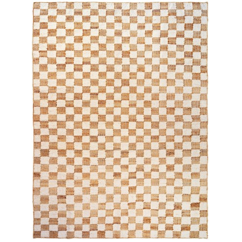 Tapis Check Wool – Off-white/naturel – 200 x 300 cm - Ferm Living