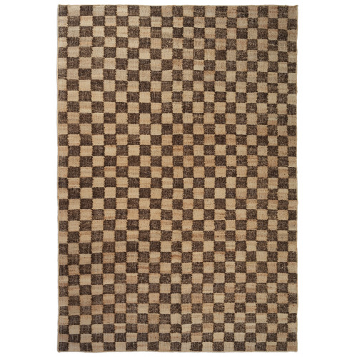 Tapis Check Wool – Coffee/naturel – 200 x 300 cm - Ferm Living