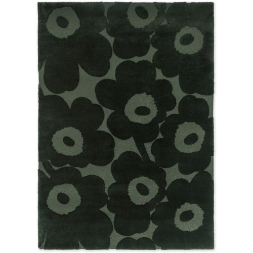 Tapis Unikko - Vert foncé - 250 x 350 cm - Marimekko / Brink & Campman