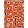 Unikko rug - Orange red - 170 x 240 cm - Marimekko / Brink & Campman