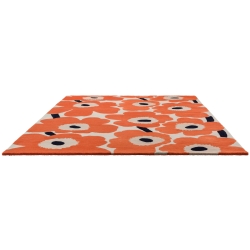 Unikko rug - Orange red - 170 x 240 cm - Marimekko / Brink & Campman