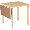 Table pliante DL81C – Linoléum argile / noyer - Artek