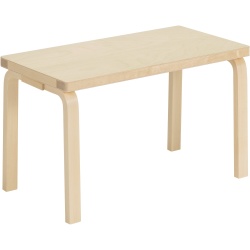 153B bench – Solid seat – Natural lacquered birch - Artek