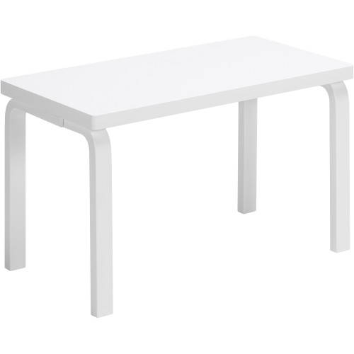 Banc 153B – Assise pleine – Bouleau peint en blanc - Artek