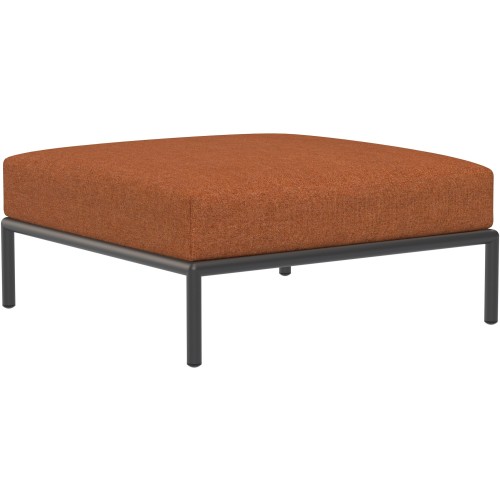 SOLD OUT – Level 2 couch – Ottoman – Rust Heritage + Dark grey base - Houe