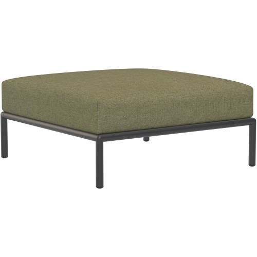 SOLD OUT – Level couch – Ottoman – Leaf Heritage + Dark grey base - Houe