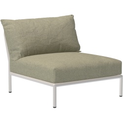 EPUISE – anapé Level 2 – Fauteuil / module central – Moss Heritage + Base Blanc écru - Houe