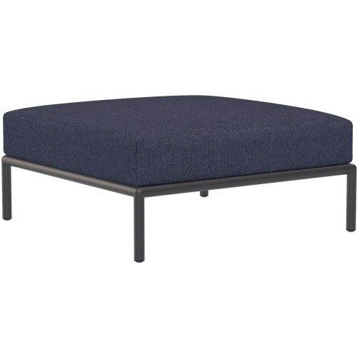 SOLD OUT – Level couch – Ottoman – Indigo Heritage + Dark grey base - Houe