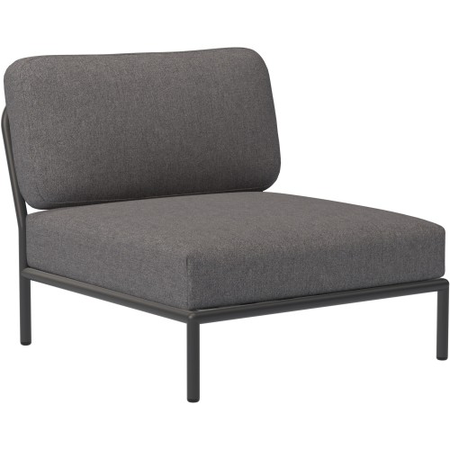 SOLD OUT – Level couch – Lounge chair / central module – Slate Heritage + Dark grey base - Houe