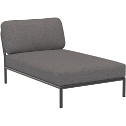 SOLD OUT – Level couch – Chaise longue – Slate Heritage + Dark grey base - Houe