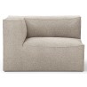 Armrest end module left L400 - Confetti bouclé – CATENA Sofa