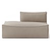 Open end module left S300 - Cotton linen Natural – CATENA Sofa