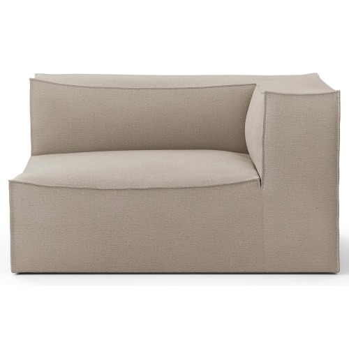 Armrest end module right L401 - Cotton linen Natural – CATENA Sofa