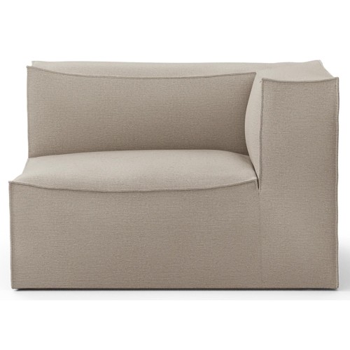 Armrest end module right S401 - Cotton linen Natural – CATENA Sofa