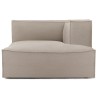 Chaise longue right L601 - Cotton linen Natural – CATENA Sofa