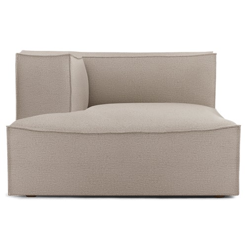 Chaise longue left L600 - Cotton linen Natural – CATENA Sofa