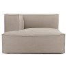 Chaise longue gauche L600 - Cotton linen Naturel – Canapé CATENA