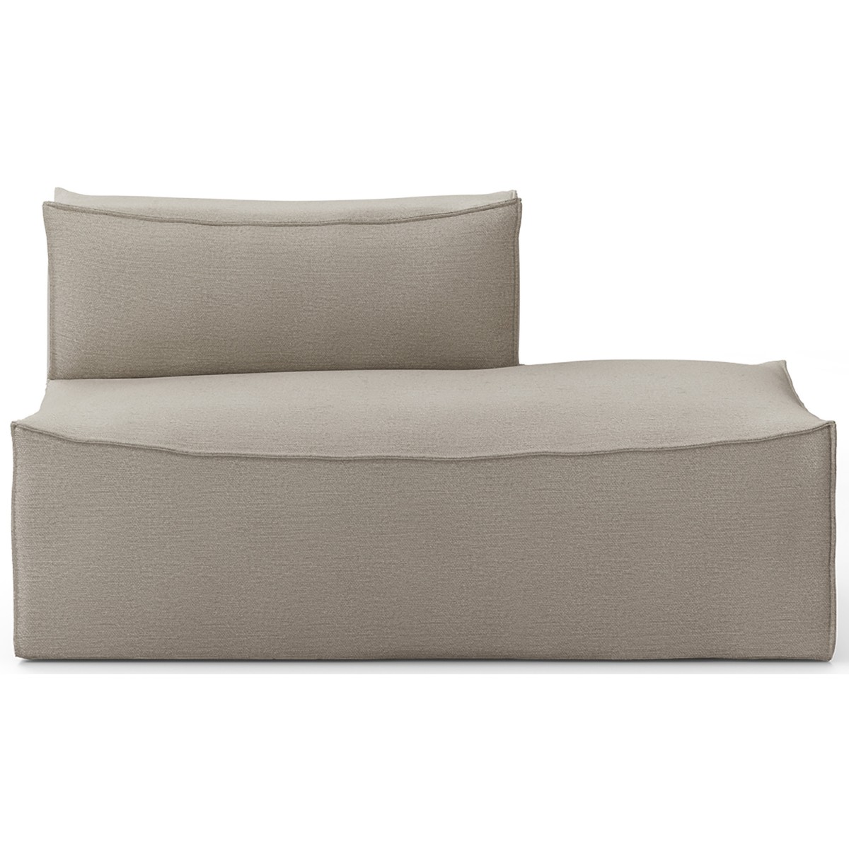 Exterieur ouvert droit S301 - Cotton linen Naturel – Canapé CATENA