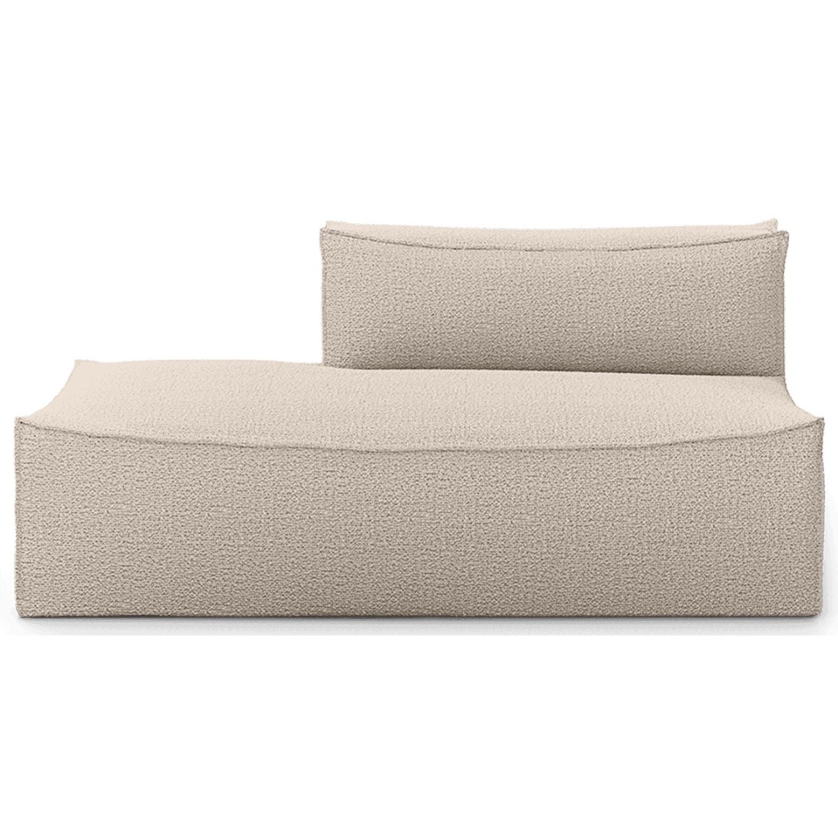 Open end module left L300 - Wool bouclé natural – CATENA Sofa