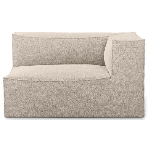 Armrest end module right L401 - Wool bouclé natural – CATENA Sofa