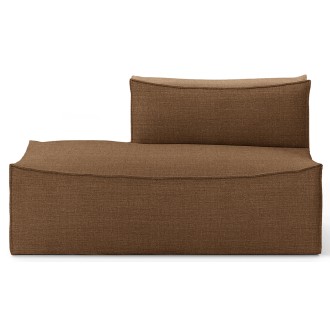 Open end module left S300 - Hot M. smoked chocolate – CATENA Sofa