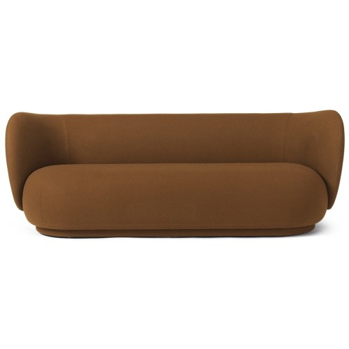 Rico 3-seater sofa – Tonus sugar kelp fabric - Ferm Living