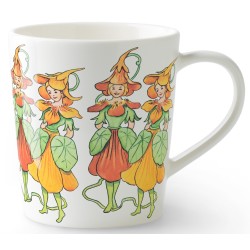 Elsa Beskow Mug with Handle – 40cl – Nasturtium - Design House Stockholm