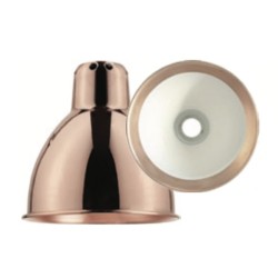 copper / white inside round - shade - DCW éditions