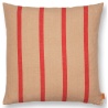 Grand Cushion cover - camel / red - Ferm Living