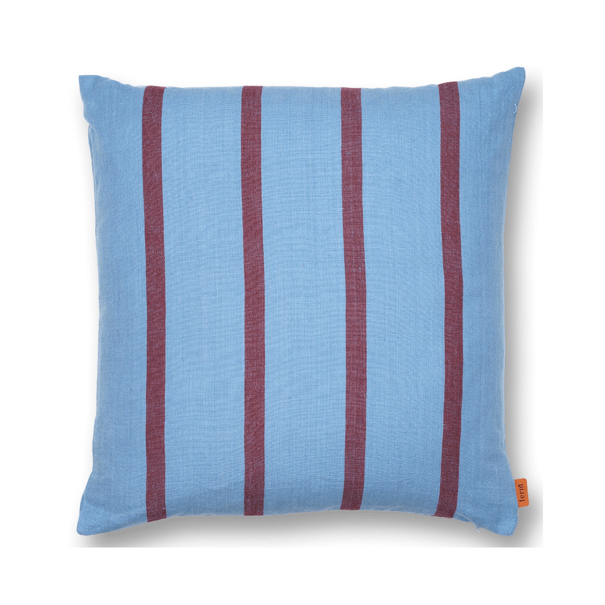 Housse de coussin Grand - bleu délavé / bordeaux - Ferm Living