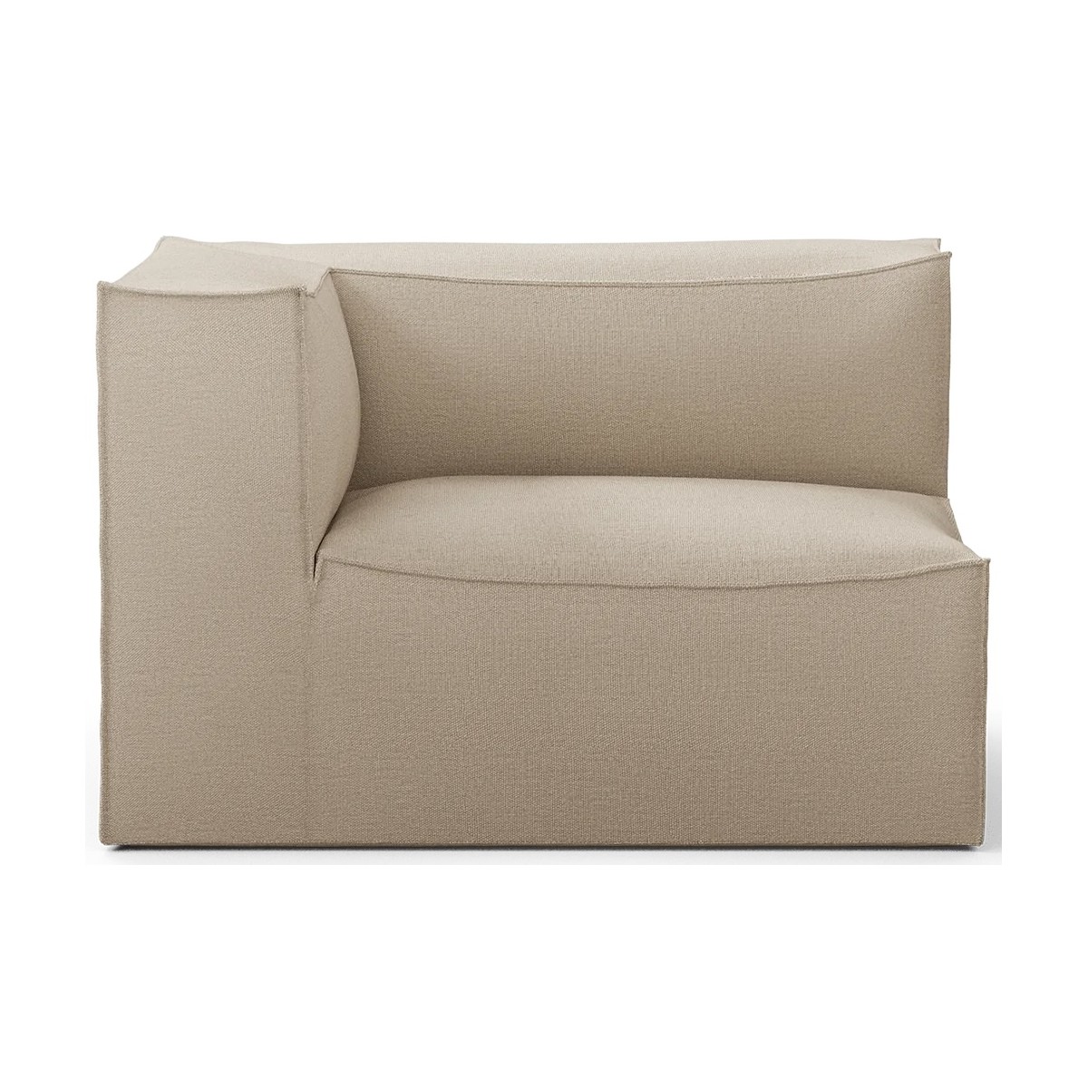 Armrest end module left S400 – Rich Linen – CATENA Sofa