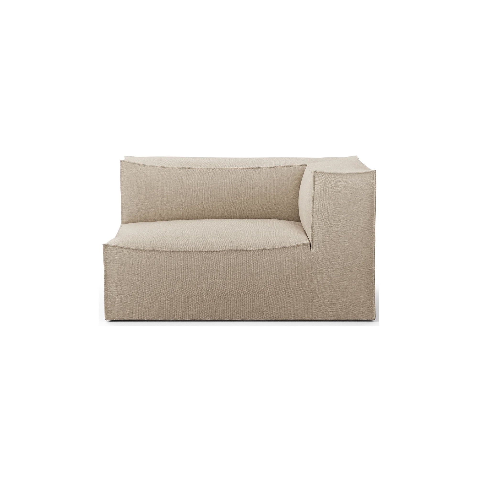 Armrest end module right L401 – Rich Linen – CATENA Sofa