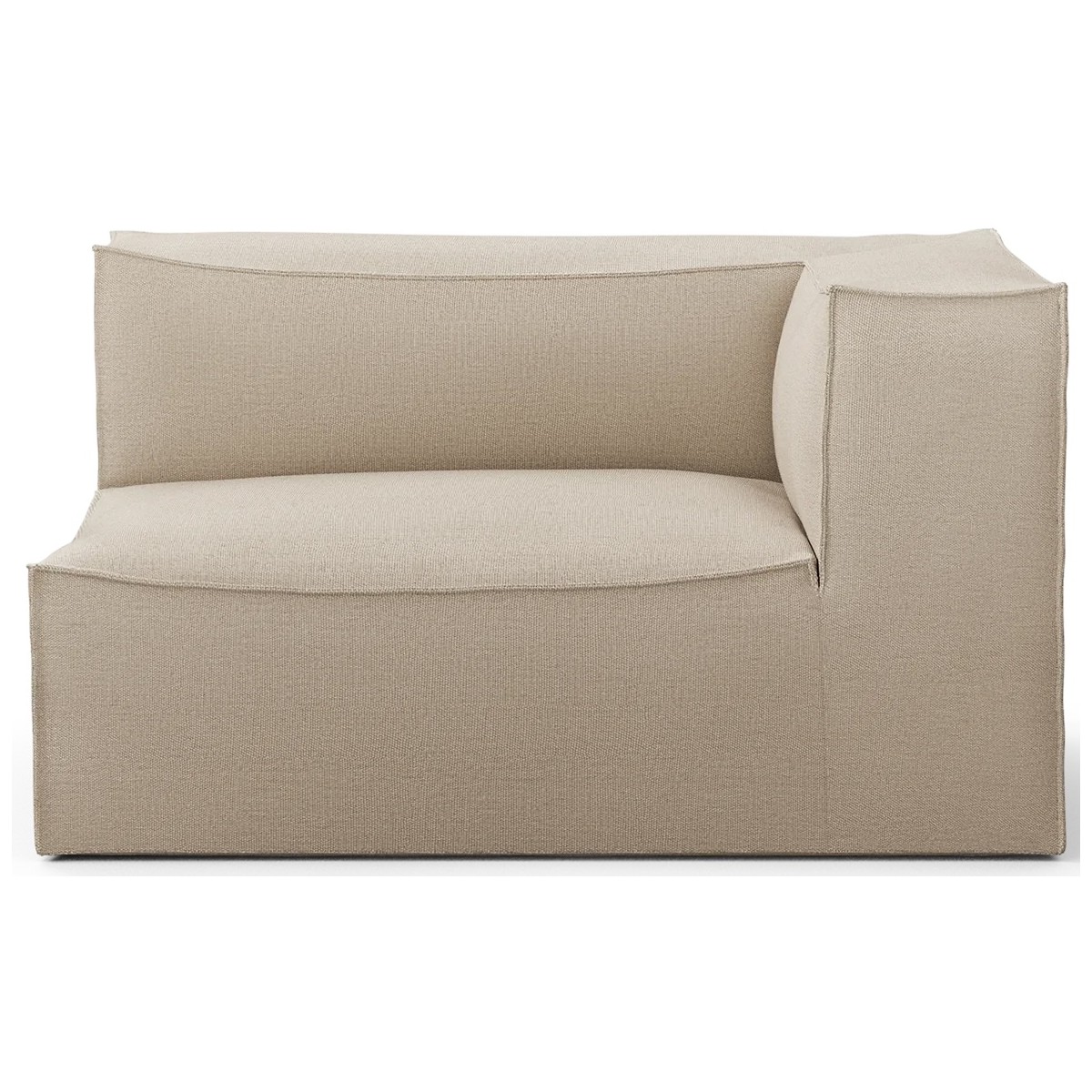 Exterieur fermé droit L401 – Rich Linen – Canapé CATENA