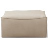 Pouf carré S500 – Rich Linen – Canapé CATENA - Ferm Living