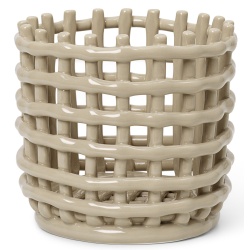 Ceramic basket S - cashmere - Ferm Living