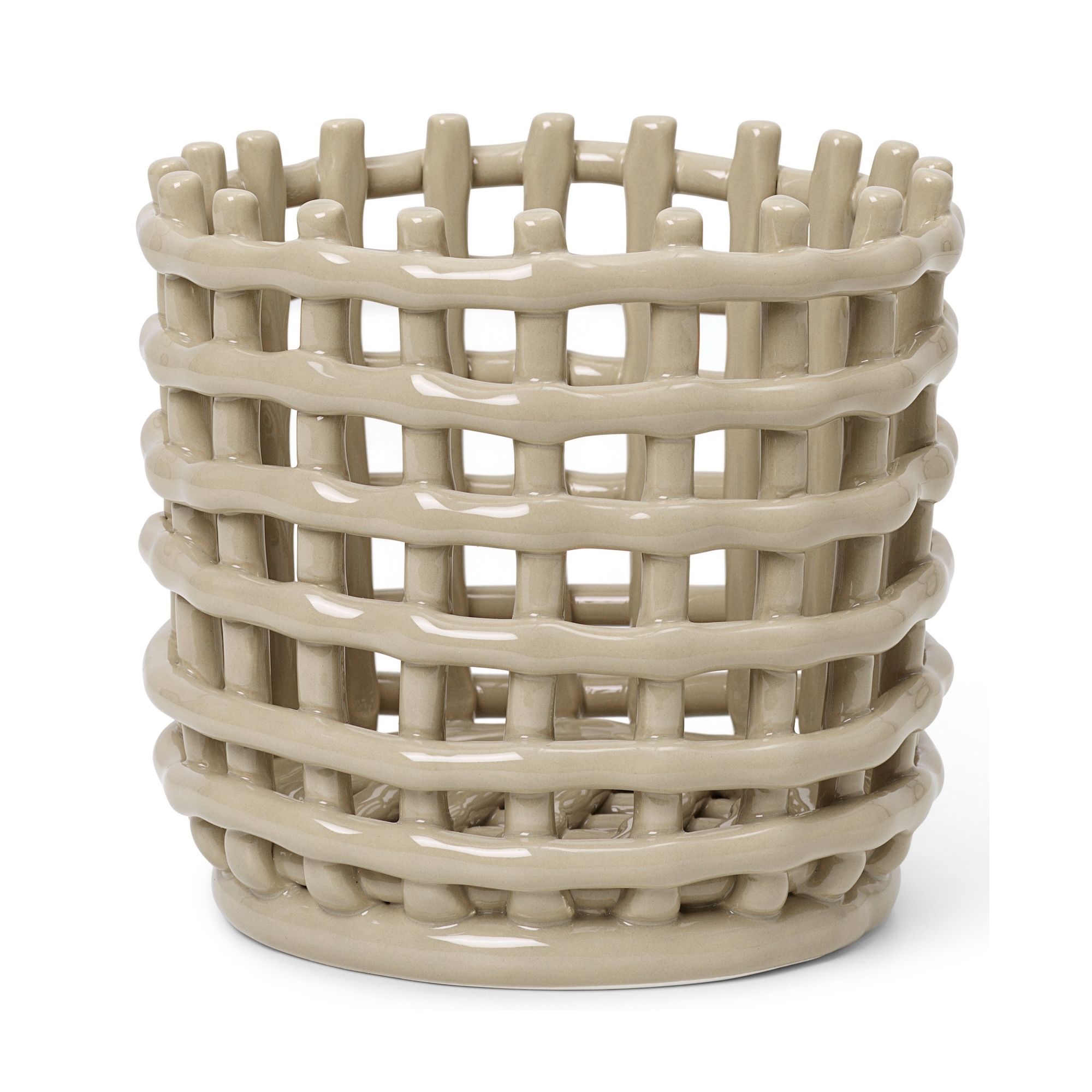 Ceramic basket S - cashmere - Ferm Living