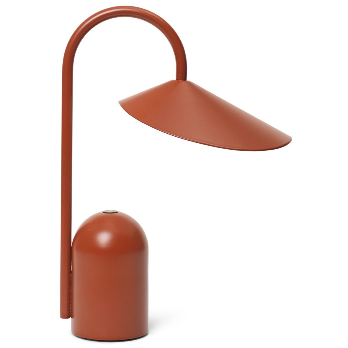 Arum - portable lamp - oxide red