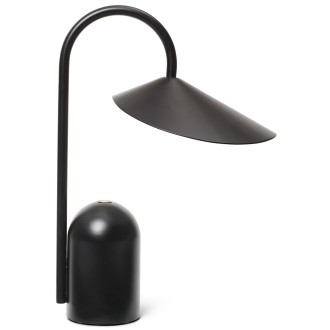 Arum - portable lamp - black