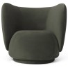 Fauteuil Rico – Rich Velvet 104 – Pine - Ferm Living