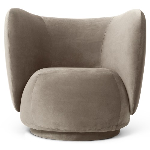 Fauteuil Rico – Rich Velvet 26 – Beige - Ferm Living