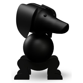 Dachshund - dark stained oak - H11cm - Kay Bojesen