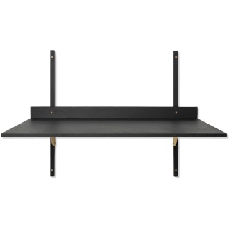 Sector Desk – Black ash / Brass