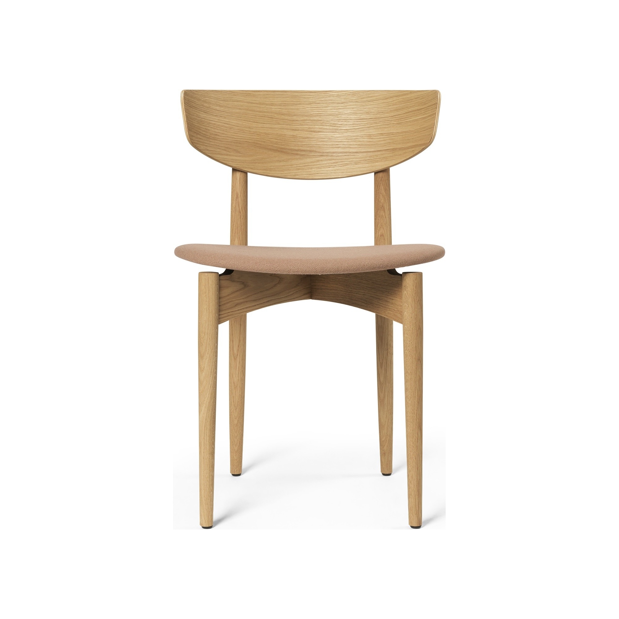 Herman Chair – Upholstered Seat – Natural oak + Tonus 244 - Ferm Living