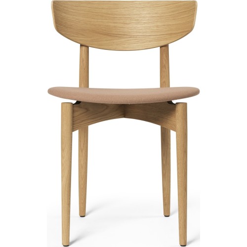 Chaise Herman – Assise rembourrée – Chêne naturel + Tonus 244 - Ferm Living