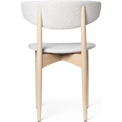 Chaise Herman – Assise et Dossier rembourrées – Hêtre huilé blanchi + Soft Bouclé Off-White/Sand - Ferm Living